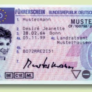 Authentic German Driving License