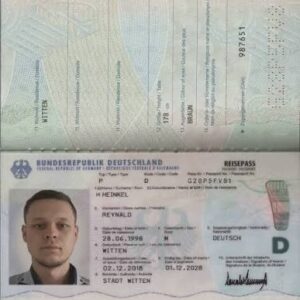 Authentic German Passport